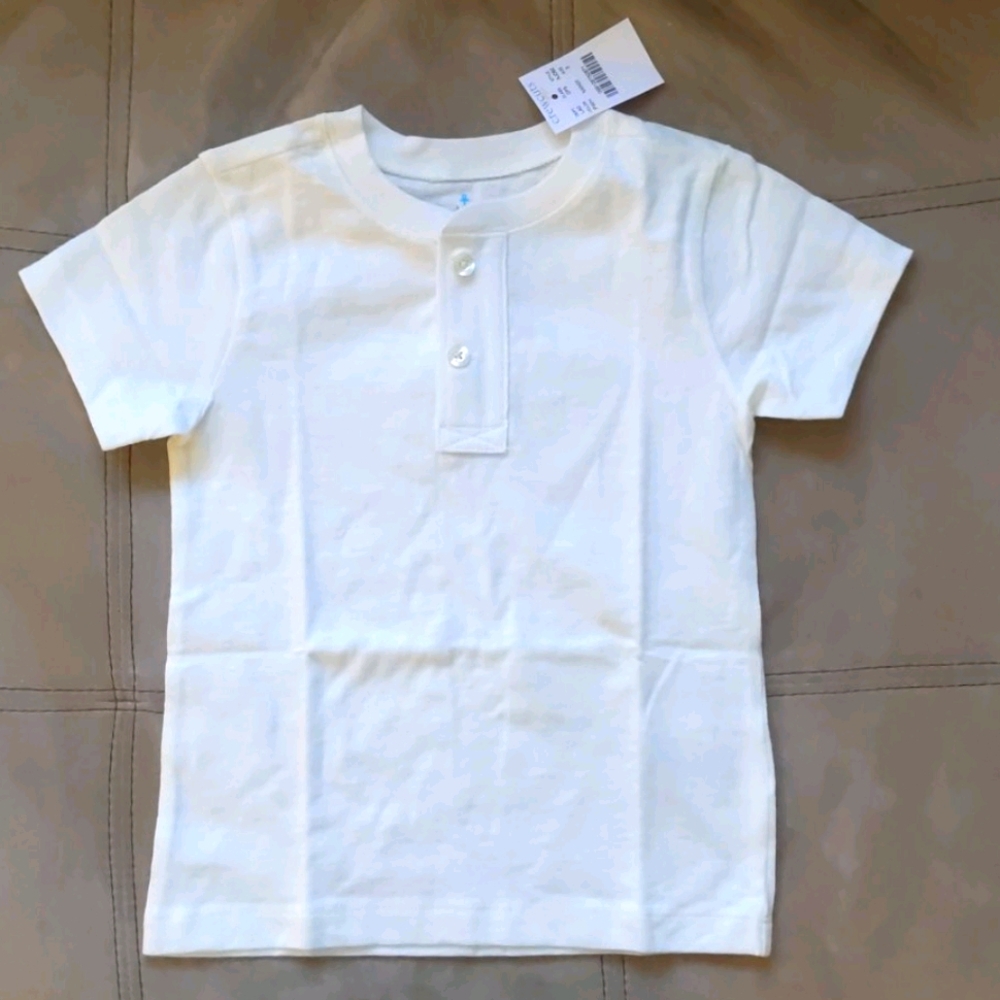 NWT short sleeved white Crewcuts shirt